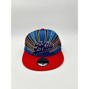 Headgear Classics Philly Stars USFL Fitted Hat Blue Red Size 8